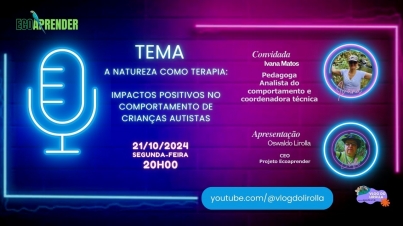 ecoaprender - live - A Natureza como Terapia - Impactos Positivos no Comportamento de Crianças Autistas