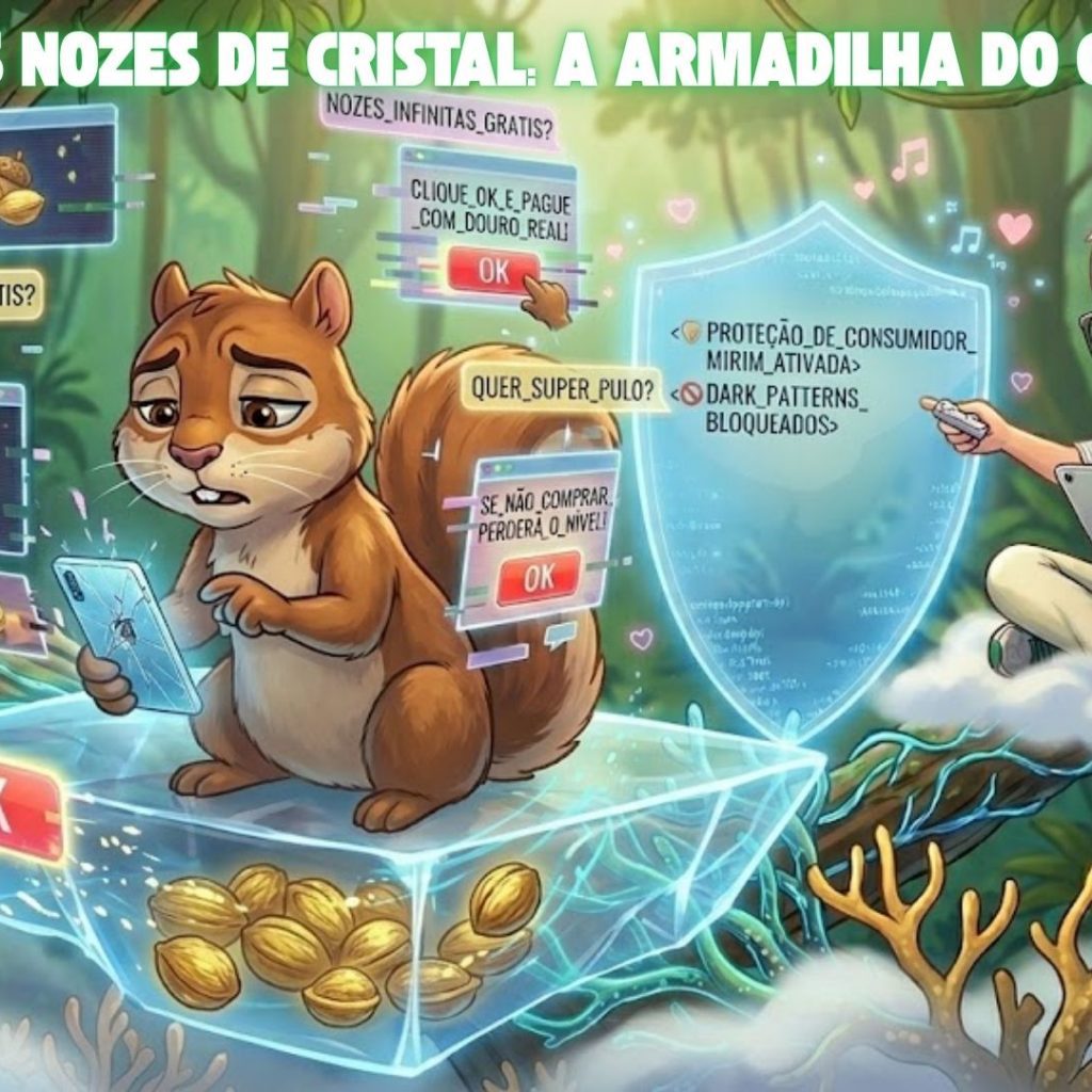 Tico e as Nozes de Cristal A Armadilha do Clique Fácil