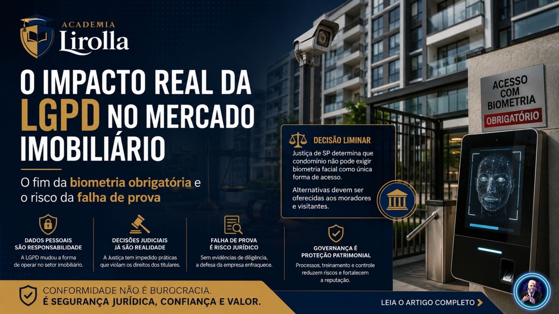 Artigo o impacto real da LGPD no mercado imobiliário academia lirolla